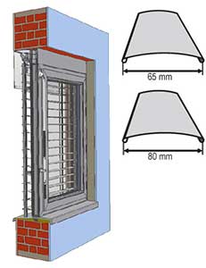 Exteriérové žalúzie C 80 / C 65